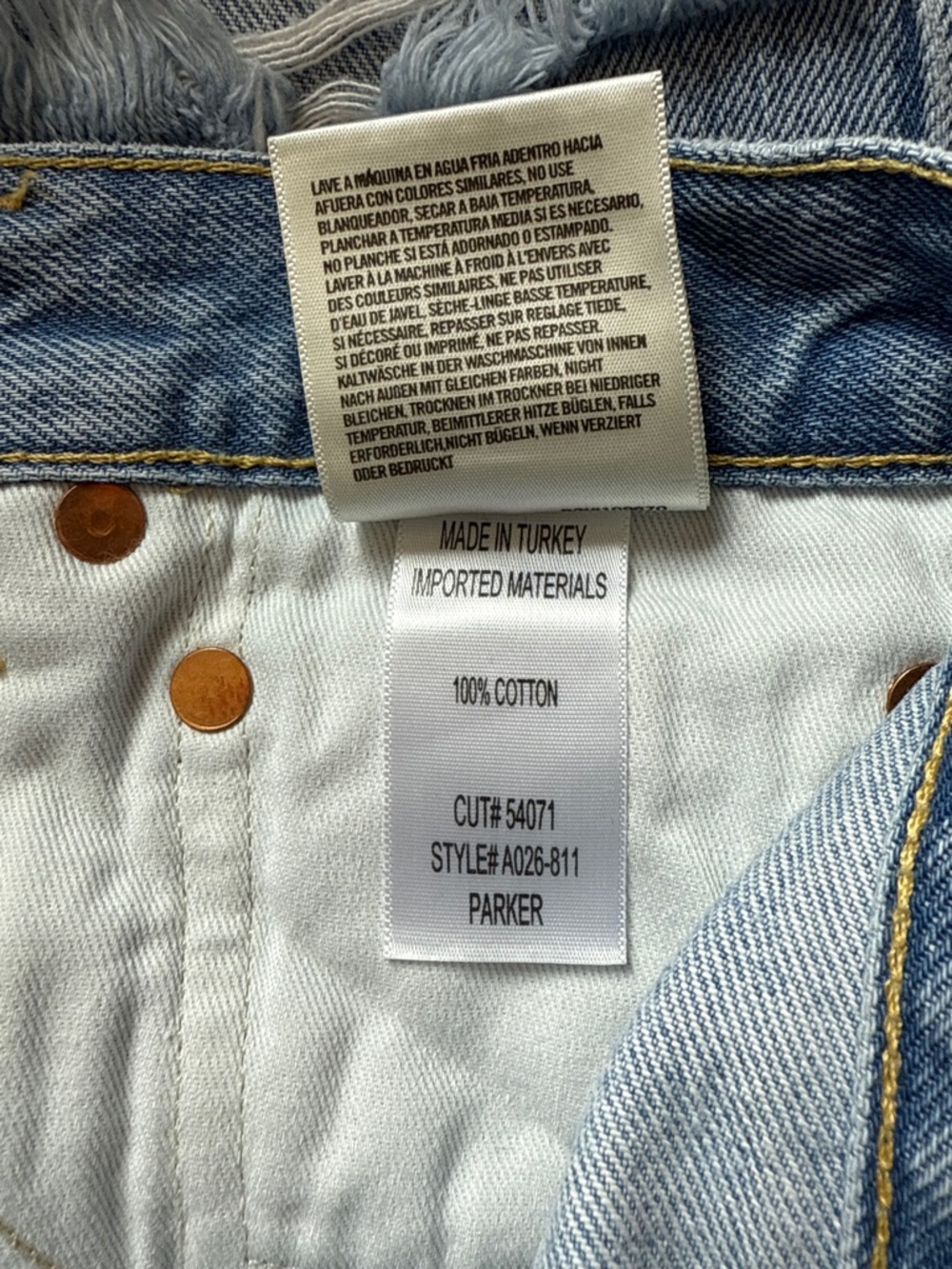 Agolde | Parker Vintage Cut Off Short in Swapmeet | 27 - Picture 10 of 10